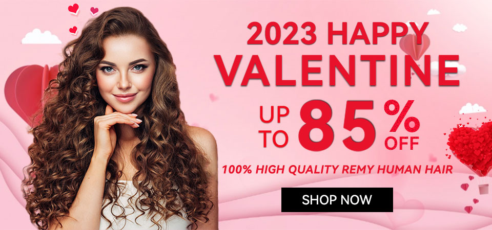 2023 Valentine Day Hair Extensions Sale